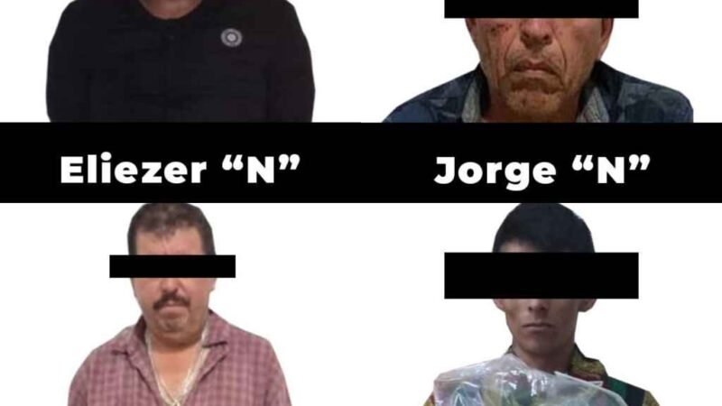 DETIENEN A CUATRO NARCO MENUDISTAS