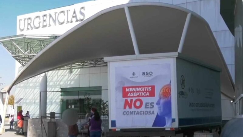 SUMAN MIL 800 PACIENTES SOSPECHOSOS POR MENINGITIS EN DURANGO