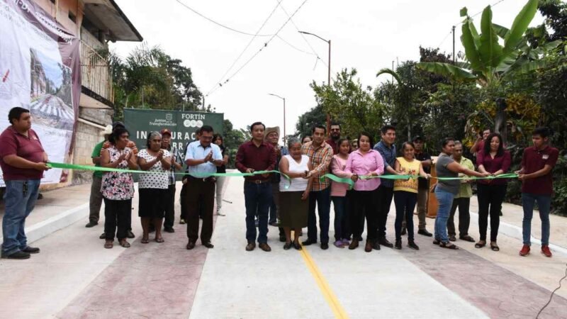AVANZA LA TRANSFORMACIÓN DE FORTÍN CON OBRA PÚBLICA EN CONGREGACIONES Y LOCALIDADES
