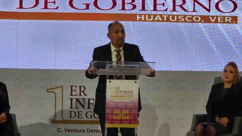 DESTACA VENTURA DEMUNER LOGROS EN EDUCACIÓN, SEGURIDAD Y OBRA PÚBLICA