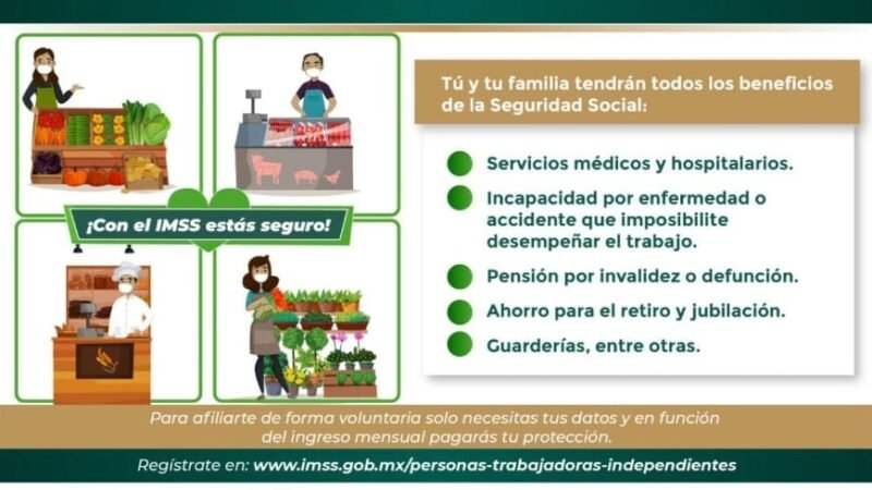 OFRECE IMSS AFILIACIÓN A TRABAJADORES INDEPENDIENTES