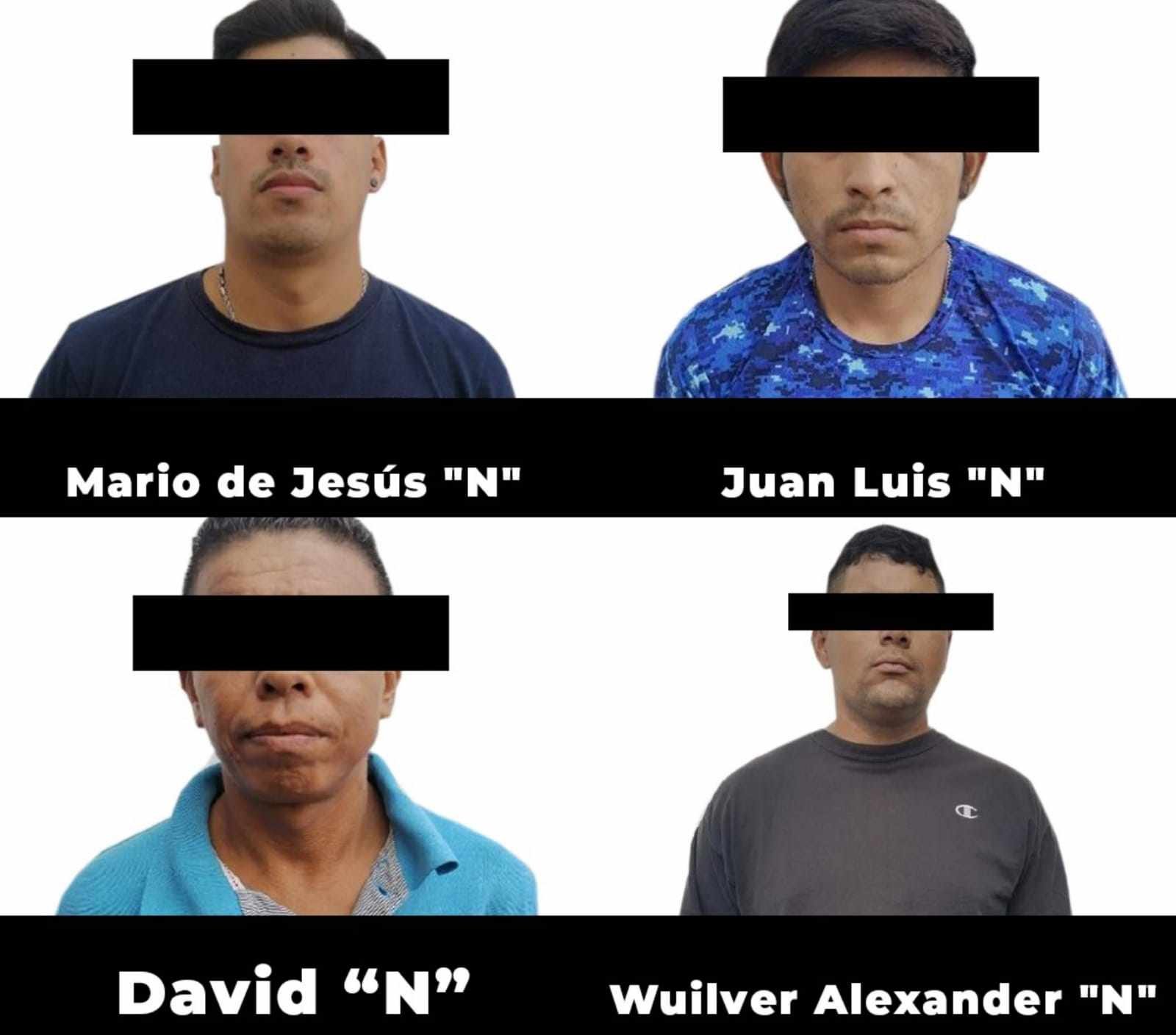 CAPTURAN A 4 NARCO MENUDISTAS