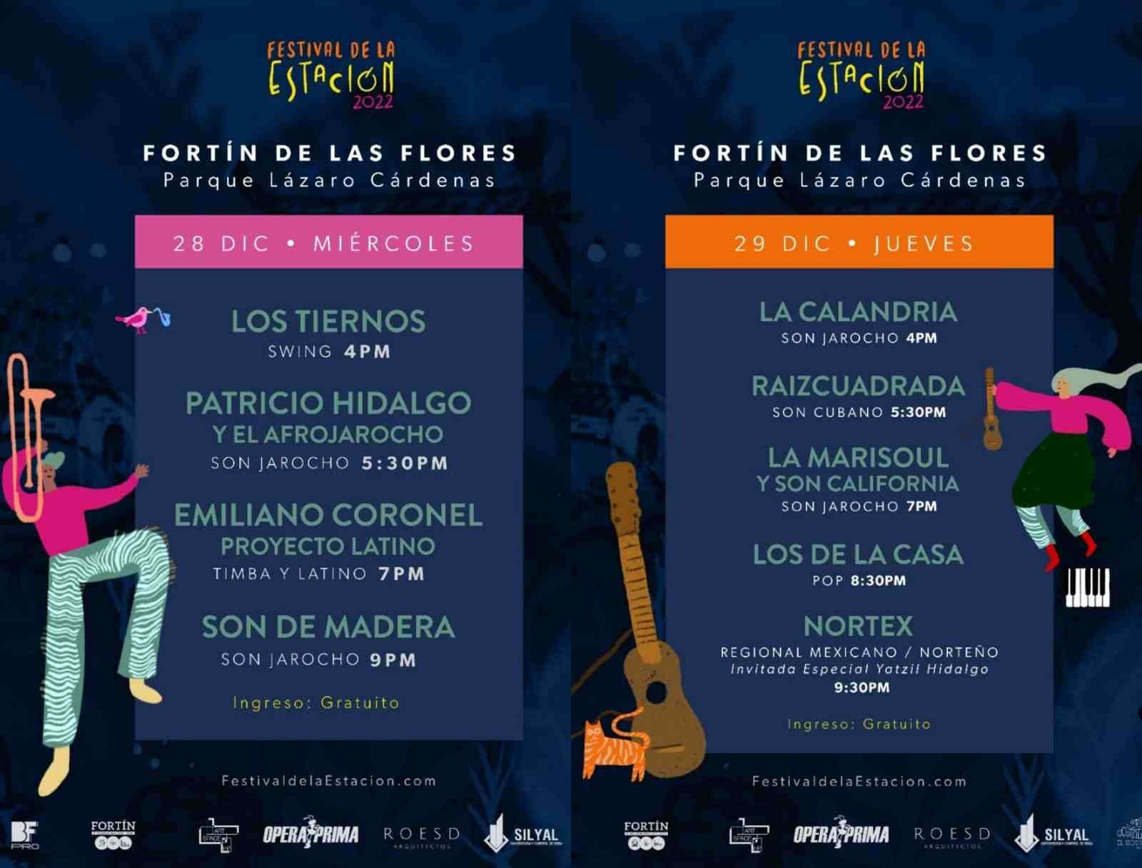 INVITAN A PRESENTACIÓN GRATUITA DE ARTISTAS EN FESTIVAL DE LA ESTACIÓN
