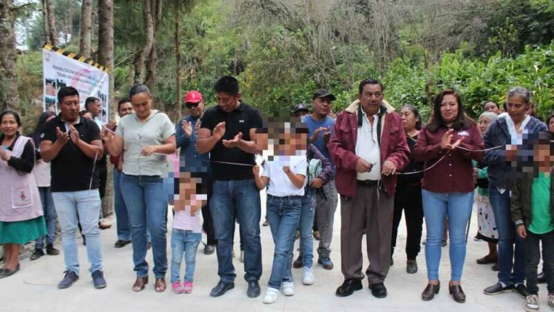 INAUGURA LEONEL SÁNCHEZ OBRA EN UNIÓN CHIRINOS