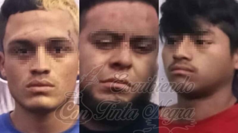 POLICÍA FRUSTRA ROBO Y DETIENE A TRES; DOS SON DE HUATUSCO