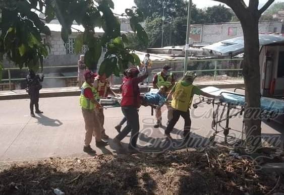 TREN LE AMPUTA LAS PIERNAS