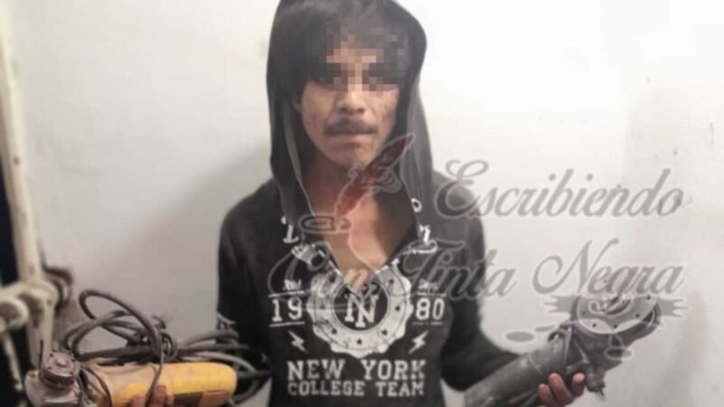 CAPTURAN A LADRÓN EN TOMATLÁN