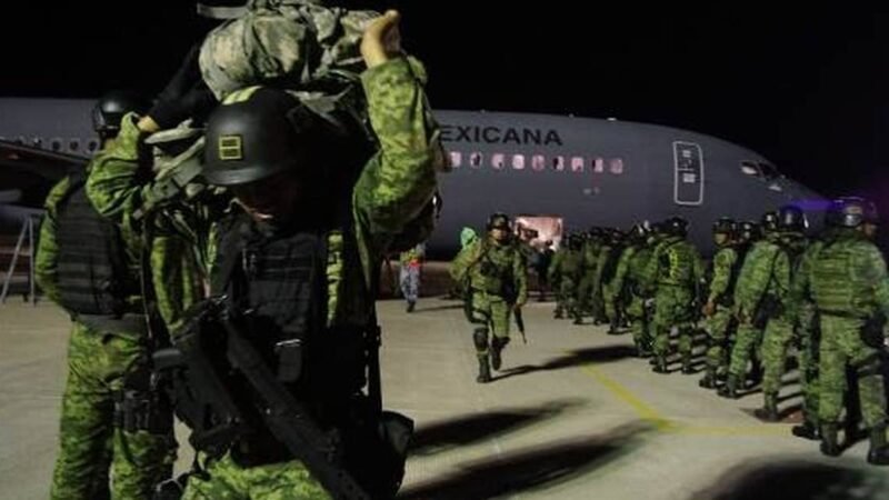 ARRIBAN MIL 500 SOLDADOS PARA REFORZAR SEGURIDAD EN CULIACÁN