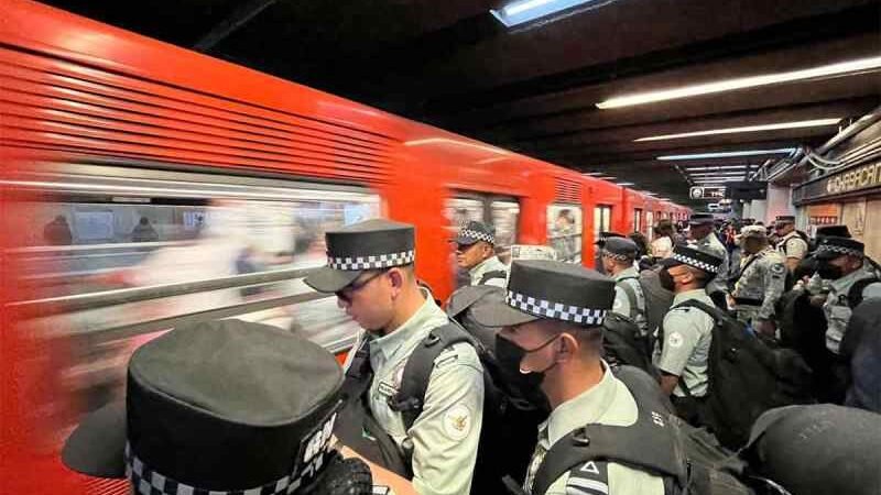 GUARDIA NACIONAL LLEGA AL METRO DE CIUDAD DE MÉXICO