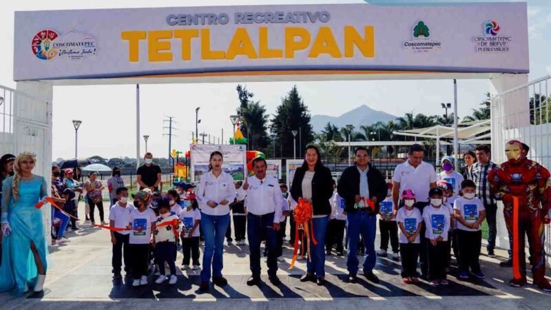 REINAUGURAN CENTRO RECREATIVO INFANTIL “TETLALPAN”