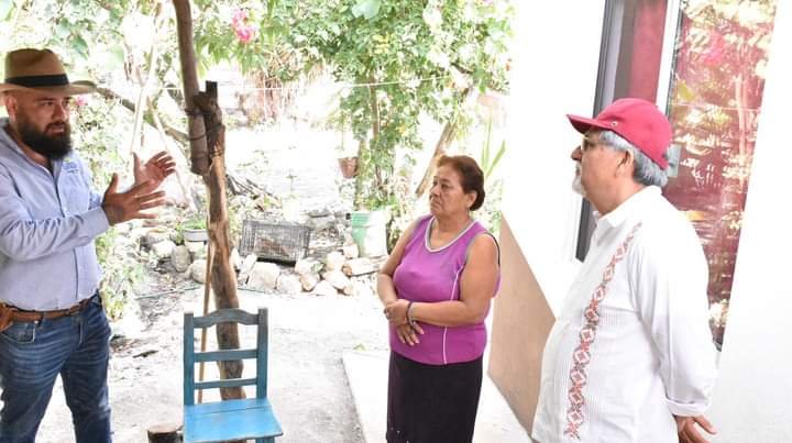 ATERRIZA GABRIEL LAGUNES ACCIONES DE VIVIENDA PARA COMAPA