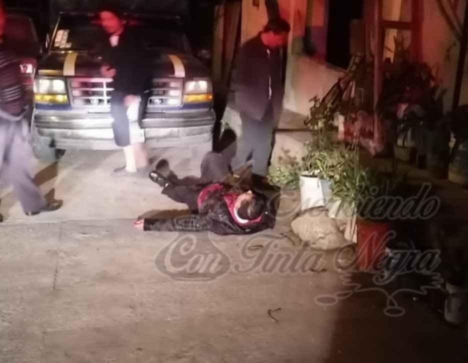 APUÑALAN A HOMBRE EN COSCOMATEPEC