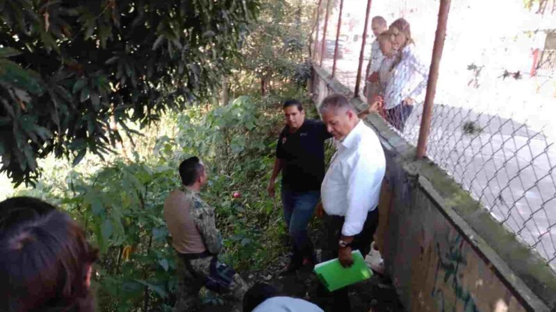 INSPECCIONA PROTECCIÓN CIVIL ZONA DE RIESGO POR DESLAVES