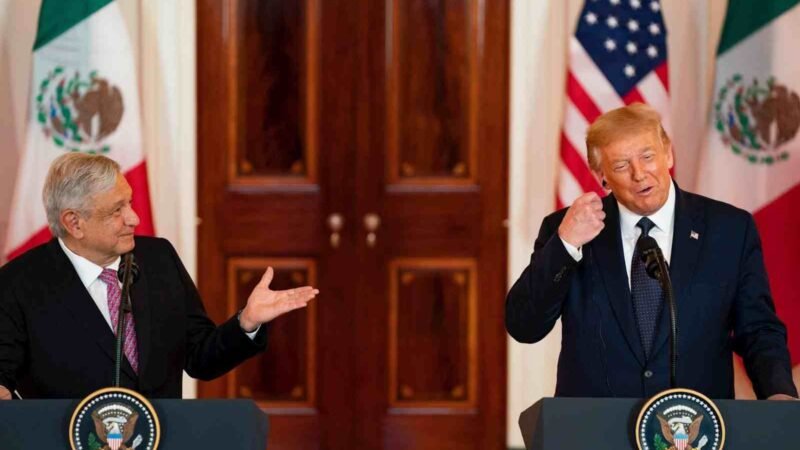 TRUMP SE BURLA DE AMLO EN SU PRIMER EVENTO OFICIAL DE CAMPAÑA