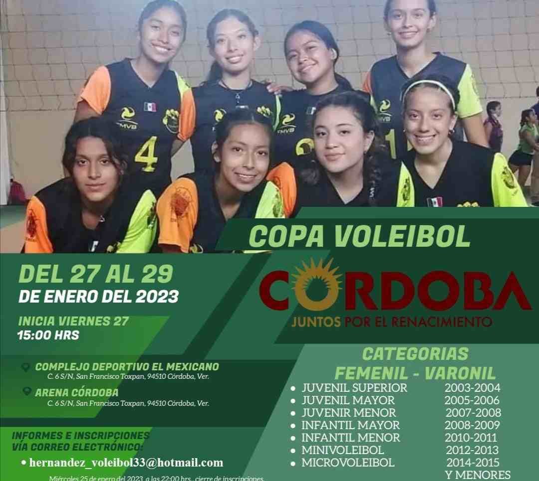 PREPARAN COPA DE VOLEIBOL “CÓRDOBA RENACE 2023”