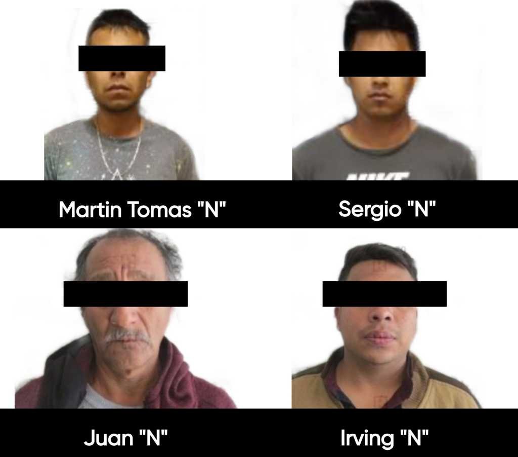CAPTURAN A 4 NARCO MENUDISTAS