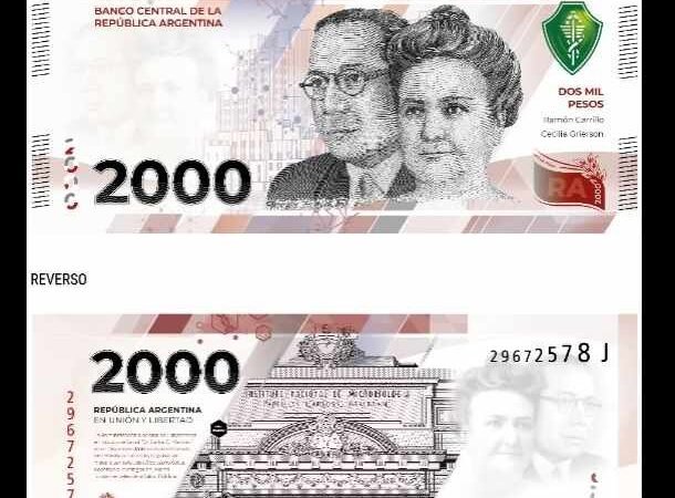 POR INFLACIÓN, ARGENTINA EMITIRÁ NUEVO BILLETE DE DOS MIL PESOS