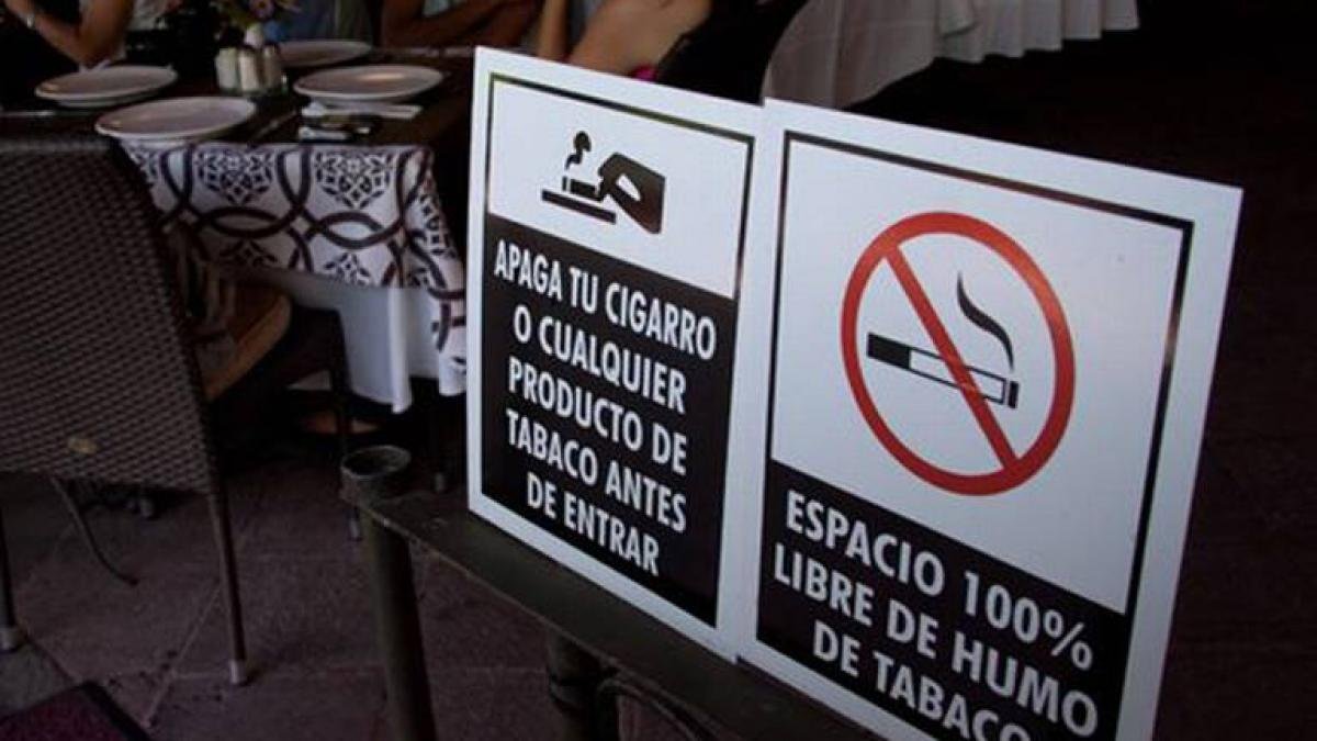 ESTABLECIMIENTOS TENDRÁN DOS MESES PARA DELIMITAR ESPACIOS LIBRES DE HUMO DE TABACO