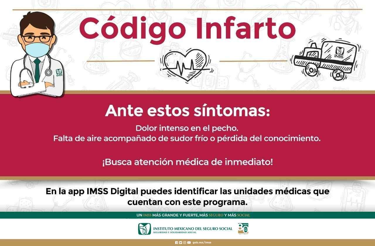 IMPLEMENTA IMSS “CÓDIGO INFARTO”