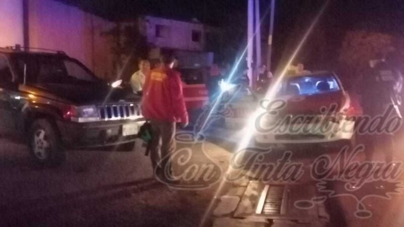 CHOCAN FRENTE A MOTEL DE COSCO