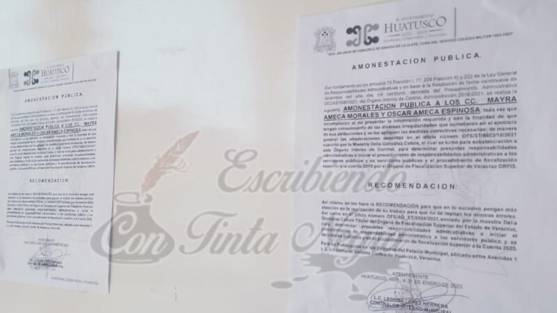 NO SOLVENTAN OBSERVACIONES DE CUENTAS PÚBLICAS DE HUATUSCO