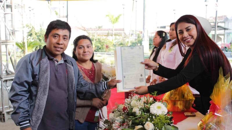 CELEBRAN EL AMOR Y LA AMISTAD CON BODAS COLECTIVAS