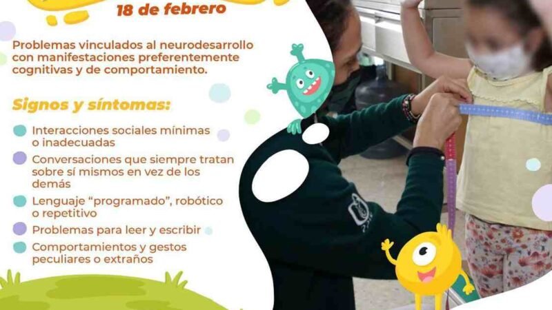 NECESARIO CREAR CONCIENCIA SOBRE SÍNDROME DE ASPERGER
