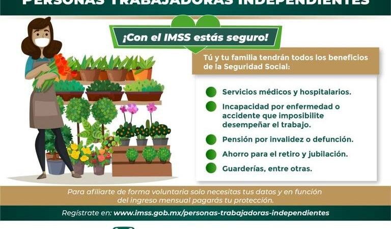 IMSS PROMUEVE SEGURO PARA TRABAJADORES INDEPENDIENTES