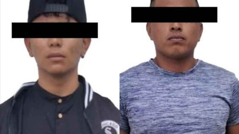 CAPTURAN A DOS SUJETOS ARMADOS