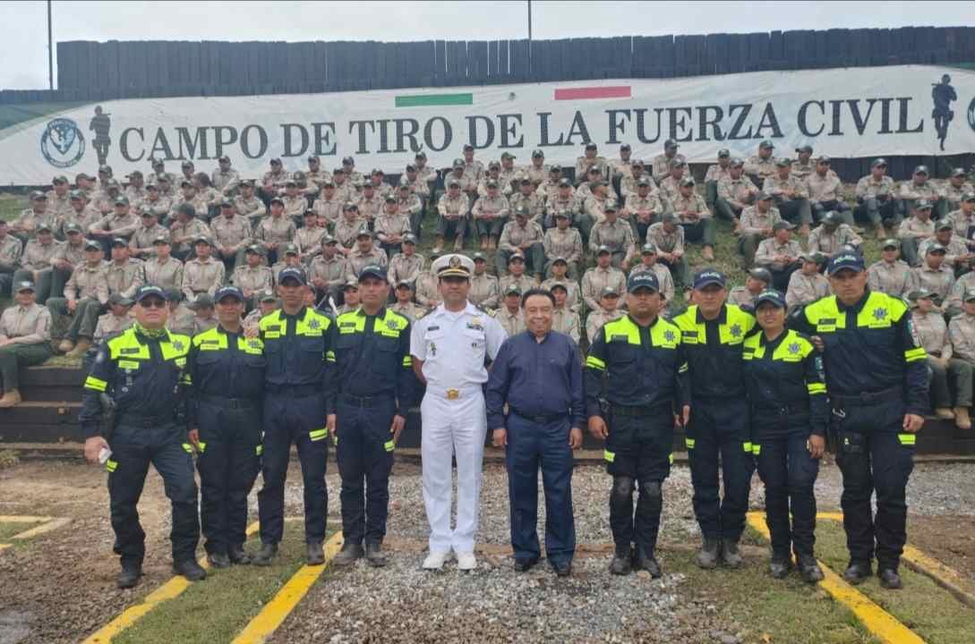 CONCLUYEN POLICÍAS MUNICIPALES CURSO BÁSICO DE FUERZA CIVIL