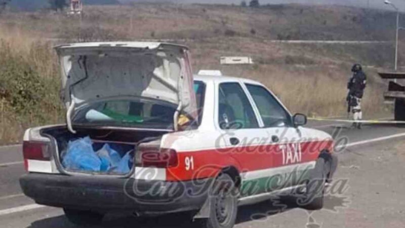 EJECUTAN Y DESCUARTIZAN A TAXISTA