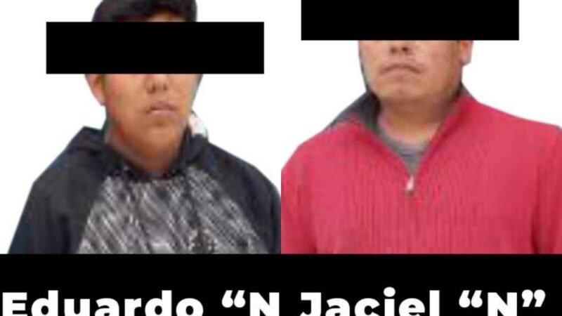 DETIENEN A DOS CON ARMA DE FUEGO