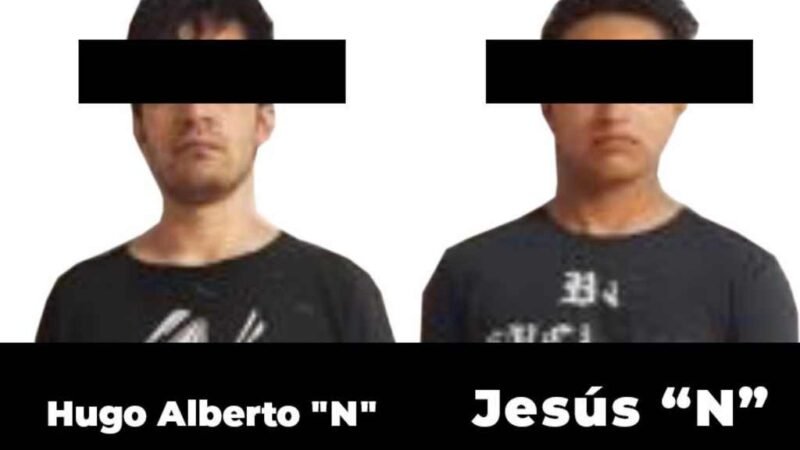 APREHENDEN A DOS CON SUSTANCIAS TÓXICAS