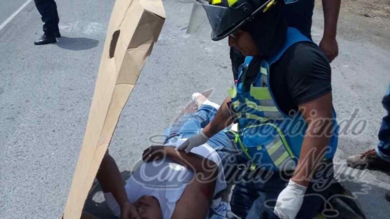 DERRAPA MOTOCICLISTA DE IXHUATLÁN