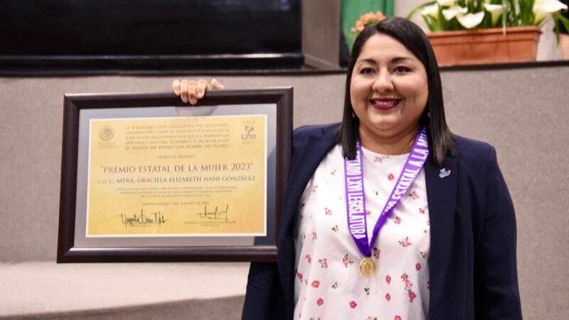 GRACIELA NANI, PREMIO ESTATAL A LA MUJER 2023