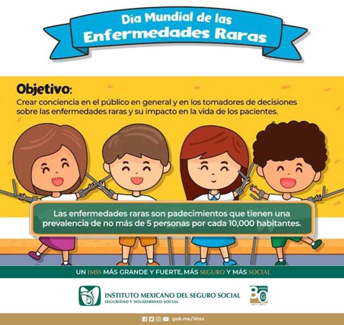 IMPULSA IMSS ACCIONES PARA DETECCIÓN OPORTUNA DE ENFERMEDADES RARAS