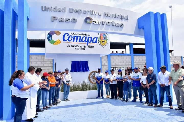 INAUGURAN UNIDAD DEPORTIVA DE COMAPA