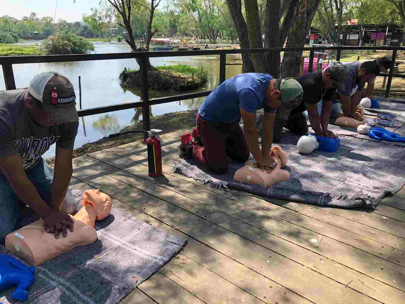 REFUERZA PROTECCIÓN CIVIL CAPACITACIÓN A TRAJINEROS