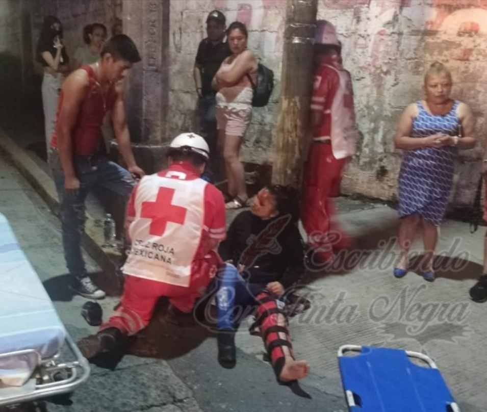 MUJER RESULTA LESIONADA EN CHOQUE