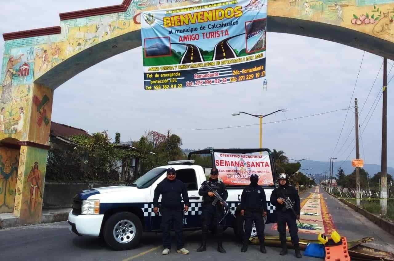 ALISTAN OPERATIVO DE SEMANA SANTA EN CALCAHUALCO