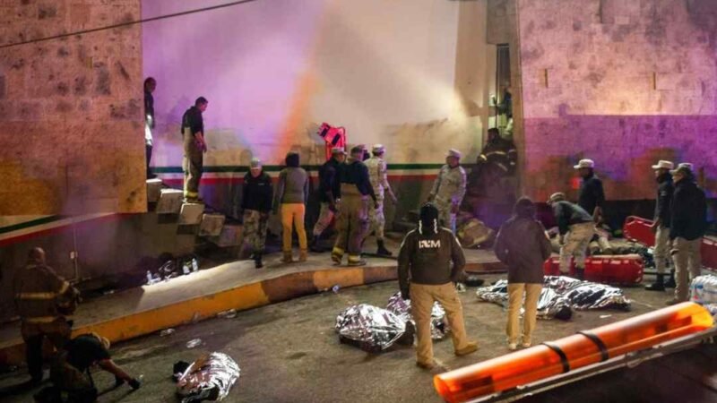 SUSPENDEN ESTACIÓN DEL INM EN CIUDAD JUÁREZ, TRAS MUERTE DE 39 MIGRANTES