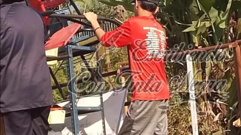 ALCALDESA HACE OBRA ¡Y SE LE OLVIDA ENTREGARLA!