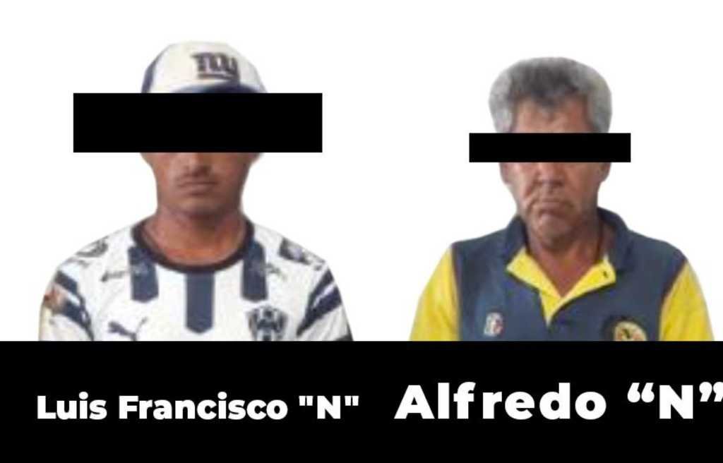 CAPTURAN A DOS CON ARMA DE FUEGO