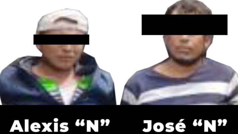 DETIENEN A DOS CON ARMA DE FUEGO