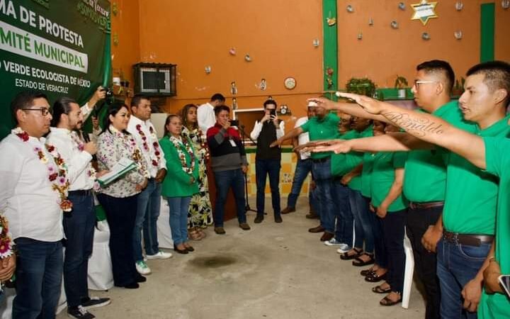 RINDE PROTESTA NUEVO COMITÉ DEL PARTIDO VERDE EN CHOCAMÁN