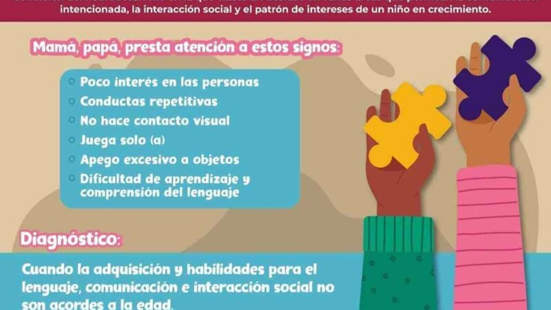 CONCIENTIZA IMSS SOBRE TRASTORNO DEL ESPECTRO AUTISTA