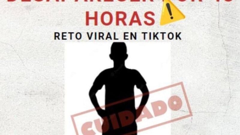NO HAY EVIDENCIA DE DESAPARICIONES POR RETO EN TIKTOK EN MÉXICO