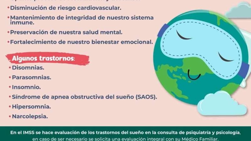 PERSONAS NO DUERMEN BIEN; IMSS