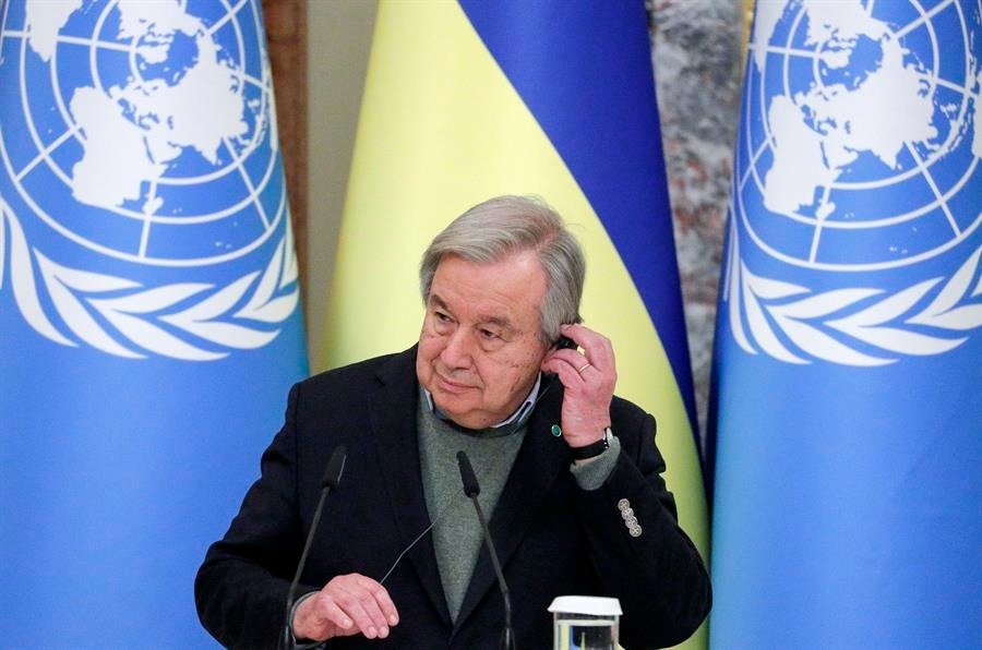 ONU PROTESTA POR PRESUNTO ESPIONAJE DE ESTADOS UNIDOS A GUTERRES