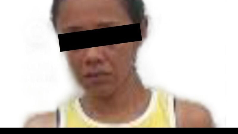 DETIENEN A MUJER CON ARMA Y DROGA